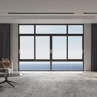 Hochleistungs-AS2047-Standard Hurrikan-Beständiges Aluminium-Legierungs-Schiebefenster für Küstengebiete