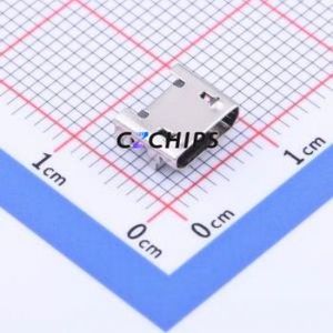 USB-MR-D-034 USB Connector SMD Connector ( Connector Type: Micro-B )( Gender: Female )( Mounting Type: Horizontal Mount ) - Product Image 1