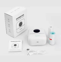 Tragbarer Mini-Thermodrucker 57mm USB Wiederaufladbar X5, Foto-, Listen-, Skizzen-, Banner-, Text-, Sprachnotizen-, Webseiten- Schwarz-Weiß-Druck