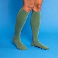 Chaussettes de compression du genou Comrad de marque personnalisée pour femmes améliorant le confort des jambes