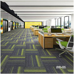 Tapis carré antidérapant construit Bâtiment de bureaux commerciaux Étude Salon Salle de billard Hôtel Café Gym Tapis Carreaux - Product Image 3