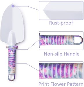 Conjunto de <span class=keywords><strong>herramientas</strong></span> de jardín para mujer, juego de 6 unidades, color morado, <span class=keywords><strong>oferta</strong></span> de <span class=keywords><strong>Amazon</strong></span> - Product Image 3