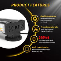 Barre lumineuse LED COB multi-mode DXZ GD-COB-CT 100W 12/24V pour camions tout-terrain - Rénovation/Mise à niveau