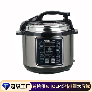 Electric Pressure Cooker 6L Stainless Steel Multifunctional With Timer And Heat Preservation For Home Use - Product Image 2