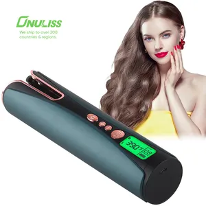 Novas chegadas Auto rotação sem fio cabelo encrespador máquina automática cabelo encaracolado