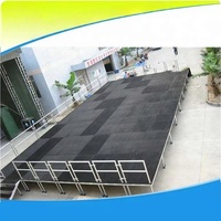 Escenario Modular de Aluminio y Hierro para Conciertos, Actuaciones y Discursos, con Capacidad de Carga de 1000 kg y Dimensiones Personalizables