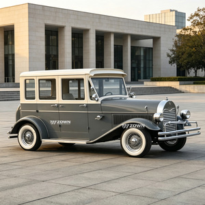 Voiture électrique de tourisme classique vintage ZOWN à faible vibration, 2 places, pour exposition, parc industriel, livraison, garantie 2 ans - Product Image 1