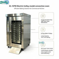 Four à convection électrique ZL-12TD, four à air chaud, 12 plateaux, 24 kW, avec écran tactile, pour boulangerie commerciale