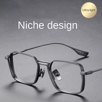 24 Nouvelles montures de myopie classiques ultra-légères pour hommes et femmes, anti-lumière bleue, sans monture, demi-monture avec design élargi pour grands visages