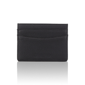 OEM超薄型IDカード名刺ホルダーメンズブラック本革名刺ホルダーウォレット - Product Image 2