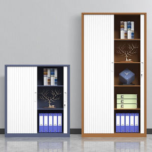 Muebles <span class=keywords><strong>de</strong></span> Oficina, Armario <span class=keywords><strong>de</strong></span> Almacenamiento <span class=keywords><strong>de</strong></span> Acero con <span class=keywords><strong>Puerta</strong></span> Corredera, Armario <span class=keywords><strong>de</strong></span> Archivo <span class=keywords><strong>de</strong></span> Acero con <span class=keywords><strong>Puerta</strong></span> Tambour, Armario con <span class=keywords><strong>Puerta</strong></span> Enrollable y Estantes Colgantes - Product Image 4