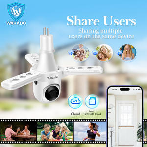 Ampul kamera 2MP iki yönlü ses CCTV Wifi <span class=keywords><strong>IP</strong></span> kamera işık gece görüş ampul PTZ kamera - Product Image 2