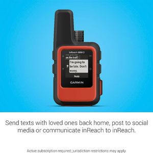 Communicateur satellite Garmin inReach Mini 2 Orange, appareil compact pour la randonnée - Product Image 4