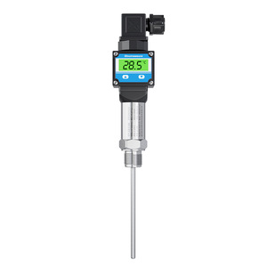 เครื่องส่งสัญญาณอุณหภูมิแบบดิจิตอล Sinomeasure Pt100 RTD 4-20mA หัววัด 500 มม. จอ LCD สแตนเลสสตีล IP65 - Product Image 1