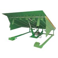 Plateforme élévatrice hydraulique articulée en acier, niveleur de quai motorisé pour équipement de chargement d'entrepôt