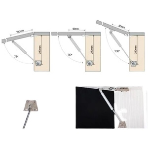 Amortiguador Hidráulico, Varilla de Soporte, Elevador Neumático para Gabinetes, Resorte de Gas para Puertas, Carga de 10 kg - Product Image 1