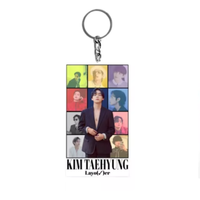 Оптовая продажа акриловых брелоков KPOP с изображением участников группы Bangtan Boys (JUNGKOOK/V/JIMIN/RM/JIN/SUGA/J-HOPE) – кулон-брелок для фанатов, подарок для арм-фана.