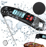 Termometer Daging Digital Tahan Air, Tugas Berat, Respon Cepat, dan Dapat Dilipat untuk Oven Dapur
