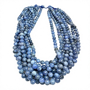TASBIYA GEMS - Cuentas Redondas Lisas de Tanzanita Azul de 6.5 mm con Certificado de Terceros, Listas para Enviar, para la Elaboración de Collares - Product Image 1