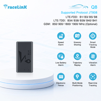 Traceur GPS portable en temps réel Tracelink avec réseau 4G LTE GSM, traceur GPS pour voiture, moto, automobil, camion, chiens
