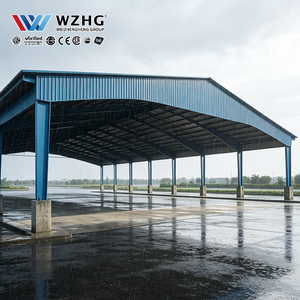 Almacén de Estructura de Acero Personalizado con Soporte de Diseño y Guía de Instalación, Opciones de Correas C y Z, Opciones de Estructura Galvanizada - Product Image 1
