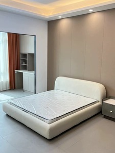 モダンデザイン寝室フレームベルベット生地ベッド変更可能ホテル布張りキングサイズダブルプラットフォーム子供と女の子用ベッド - Product Image 4