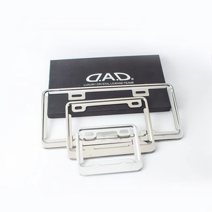 Soporte para Matrícula de Coche con Marco, Estándar Estadounidense (con Marca Registrada), Recomendado por Fabricantes Mayoristas, Ajuste Estándar - Product Image 5