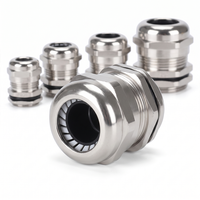 Presse-étoupe en laiton nickelé G3/4 G1-1/2 G2 IP68, connecteur de câble métallique, fabricant de presse-étoupe pour entrée de câble de coffret