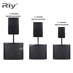 RD-15A Enceintes actives 15 pouces Son Surround Entrée BT/USB Intégrées 8 ohms 300W*2 Amplificateur AC 110V/220V Idéales pour les spectacles en direct - Product Image 5