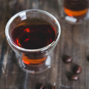 Double-tường Borosilicate & PC cách điện Espresso <span class=keywords><strong>Mugs</strong></span> Hot cà phê & sữa uống kính đặt bán buôn sản phẩm - Product Image 3