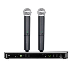 BLX288 Legendary <strong>Audio</strong> Performance Dual Vocal Wireless <strong>System</strong> <strong>Handheld</strong> Transmitter with Two Beta 58A and SIM58A Cardioid Capsule - Product Image 5