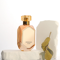 Flacon de parfum unique de luxe vide haut de gamme en verre 50ml 100ml pour personnalisation couleur, logo, marquage à chaud, vaporisateur, réutilisable, 100 pièces
