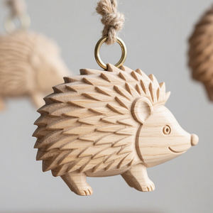 Dekorasi patung kayu rumah patung kustom dekorasi ruang tamu kayu gantung Nordic ukiran kayu kerajinan hewan - Product Image 6