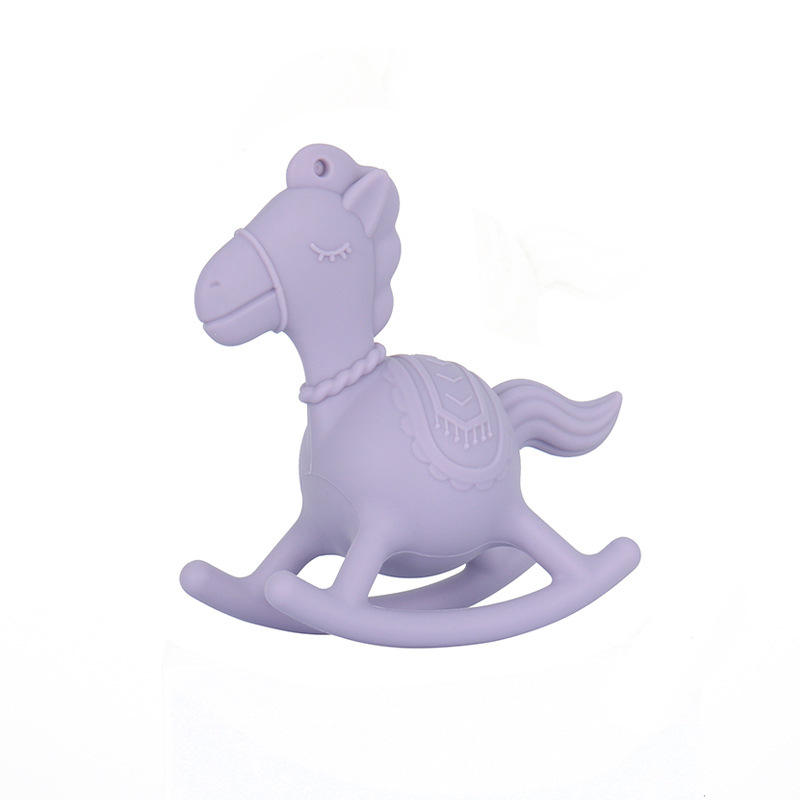 Taro violet (anneau de dentition cheval en bois)