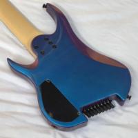High Quality 8 String Electric Guitar From China Factory Custom Headless Design with Rosewood Back/Side Material