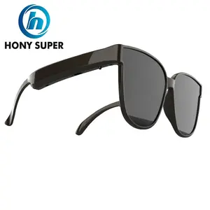 Bluetooth-гарнитура, солнцезащитные поляризационные наушники с стерео гарнитурой, музыка, беспроводные наушники, солнцезащитные очки