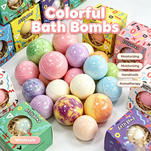 Bombes de bain de pieds bio, naturelles, faites à la main, aux huiles essentielles pures et aromatiques, pour pédicure et soin des pieds. - Product Image 5