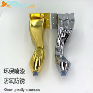 Patas de sofá de metal de estilo nórdico italiano, patas de soporte para muebles de 14 cm de altura para mesa de centro, mesita de noche - Product Image 3