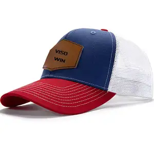 Patchs personnalisés avec logo brodé, casquette de Baseball, camionneur, casquette en maille, vente en gros, bon marché, Logo Animal, casquette de camionneur avec étiquettes