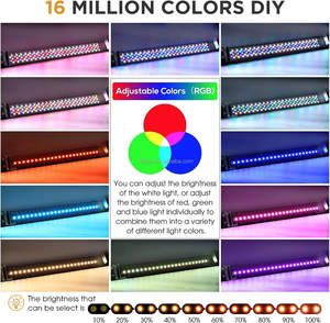 Fullgain FG187 avec support portable 18-120cm 7 taille lumière de réservoir de poissons à spectre complet avec minuterie lumière d'<span class=keywords><strong>aquarium</strong></span> LED pour <span class=keywords><strong>eau</strong></span> <span class=keywords><strong>douce</strong></span> - Product Image 3