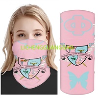 Cache-cou sans couture Gamma Phi Delta Sorority en tissu extensible imprimé, masque facial de sport, bandana d'extérieur, personnalisation du logo