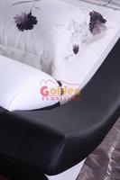 Juego de cama Muebles Hotel Chica Base Dormitorio completo Boxspring Cápsula Triple Cabecero de cuatro piezas Dormitorio