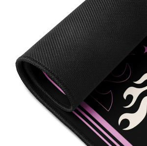 Tapis de <span class=keywords><strong>souris</strong></span> gaming Cœur Flamme Rose, grand tapis de bureau esthétique Dark Grunge Punk, tapis de clavier étendu pour décor de bureau de gamer fille - Product Image 4