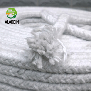 SS Draht verstärktes Twisted <span class=keywords><strong>Rope</strong></span> Kein asbest feuerfestes Keramikfaser-Woll schnur/Geflecht Hervorragend für den Außenbereich - Product Image 6