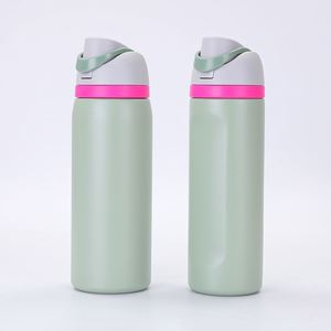 24oz/32Oz Custom Logo Eco-Friendly Double Wall Insulated 304 Stainless Steel Adult <b>Sports</b> <b>Water</b> <b>Bottle</b> Lid Handgrip Temperature - Product Image 3