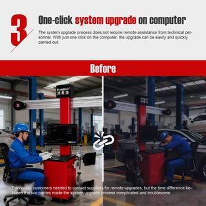 อุปกรณ์ตั้งศูนย์ถ่วงล้อ 3 มิติ Hongtech WA28 พร้อมลิฟท์ยก<span class=keywords><strong>รถ</strong></span> 4 เสา สำหรับตรวจสอบยานยนต์ - Product Image 4