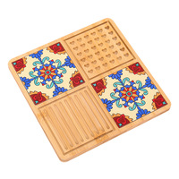 Set de table et dessous de plat isolants en bambou Moso écologique résistant à la chaleur pour tables à manger - Design Zen Asiatique