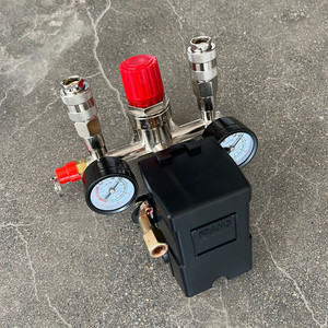 Bama Air Pressure Regulator With FBANG Switch European <b>Quick</b> Coupling Alloy Steel Pneumatic Parts - Product Image 5