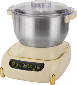 8L Multifunktions-Küchenmaschine mit hoher Effizienz, elektrischer Stand-/Tisch-Teigkneter, Edelstahlschüssel, 6 Geschwindigkeitsstufen, 200W Rührer, Auswurffunktion - Product Image 2