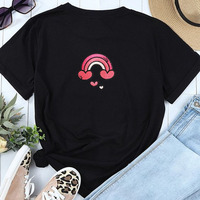 Patchs thermocollants personnalisés arc-en-ciel pour la Saint-Valentin, patchs de créateur pour vêtements